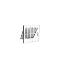 Ver imagem 1 de Vitrô para Banheiro Maxi Ar com Grade Branco 100x60 Alumínio Vidro Miniboreal