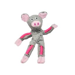 Brinquedo de Pelúcia Porco com Corda para Pet Western Home - 1