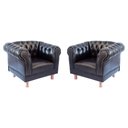 Ver imagem 1 de Kit 2 poltronas Chesterfield Capitonê Duque Corano Café Decoração, Recepção, Salas de Tv e Estar