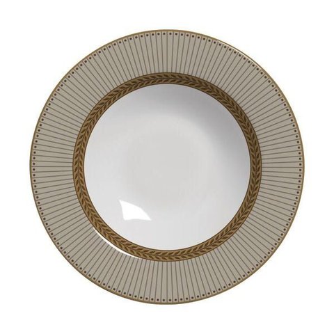 Pratos Fundo Celebrate Fendi em Ceramica - Conjunto de 6 Peças