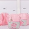 Mochila Infantil Passeio 1 peça Tema Princesa Rosa Coleções - 3