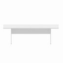 Ver imagem 4 de Mesa de Reunião 08 Lugares 300cm 100% MDF Branco Escritório F5 Office