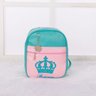 Mochila Infantil Passeio 1 peça Tema Princesa Azul Coleções - 1
