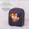 Mochila Infantil Passeio 1 peça Temática Cores Coleções: RAPOSA AZUL - 2