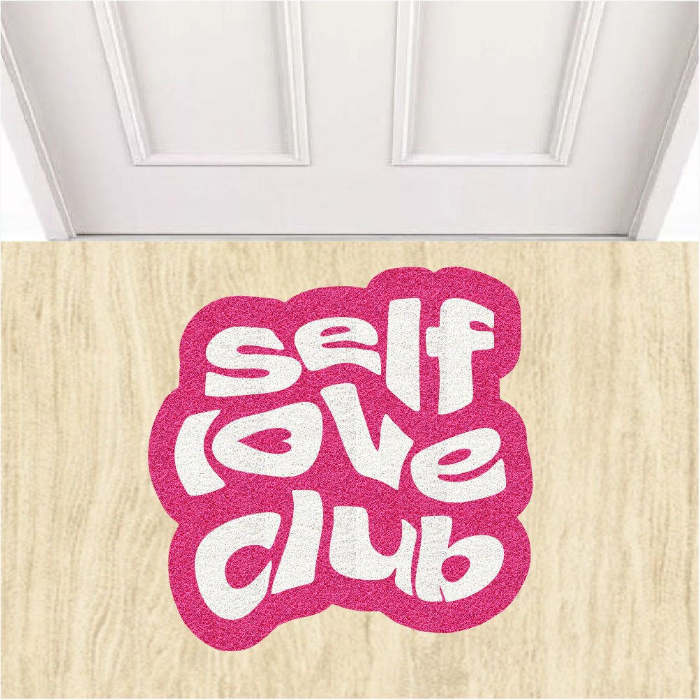 Tapete Self Love Club no Formato 60x60 Cm Pink - 2