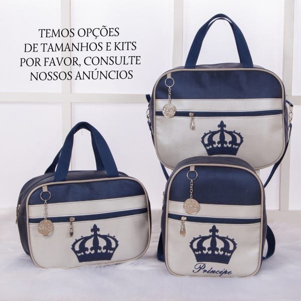 Bolsa Mochila Criança Infantil 1 peça Personagens Coleções: PRINCIPE BRANCO - 4