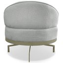 Ver imagem 6 de Poltrona Giratoria Glamour 704 Organica Linho Boucle 3302 Ezz 3302