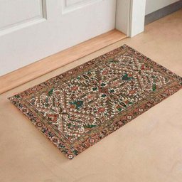 Capacho Classic Persa Antiderrapante 45 X 75cm Vermelho Casa Dona - 1