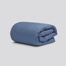Capa Edredom King 400 Fios Microfibra Luxo Duvet e 2 Fronha: Cor Azul Navy - 2
