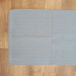 Tapete Passadeira Algodão Cru Slim Cinza Quarto 50x150 - 2