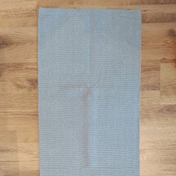 Tapete Passadeira Algodão Cru Slim Cinza Quarto 50x150 - 1