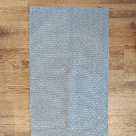 Tapete Passadeira Algodão Cru Slim Cinza Quarto 50x150