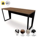 Ver imagem 4 de Mesa Escrivaninha Industrial 1,50m Ameixa Pre Pés Metal F5