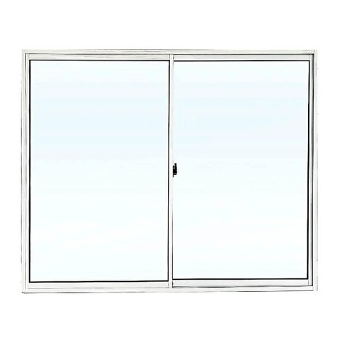 Janela de Correr Alumínio Branco 02 Folhas Fit - 100x150
