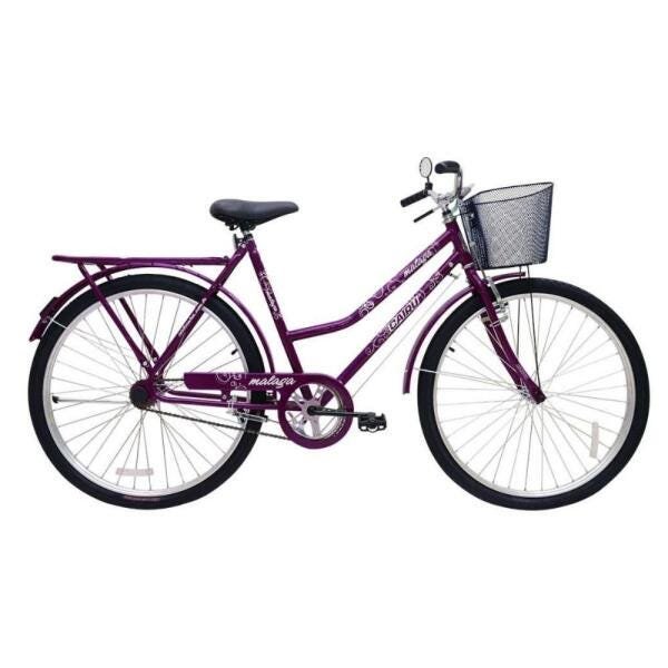 Bicicleta Cairu 26 Malaga R Dup C/Ct Fem Violeta - 1