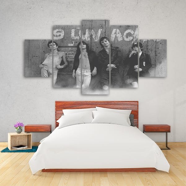 Quadro Decorativo em Mosaico MDF ACDC 2 115x60cm - 4