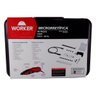 Micro Retifica 130w Com 40 peças 220v + maleta Worker - 5