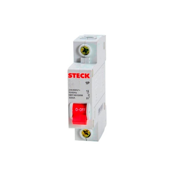 Disjuntor Din Sdd61c02 Curva C Unipolar 2a Steck - 1