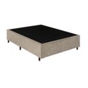 Ver imagem 2 de Cama Box Premium Casal 1,38 X 1,88 X 0,32 Sued Cinza