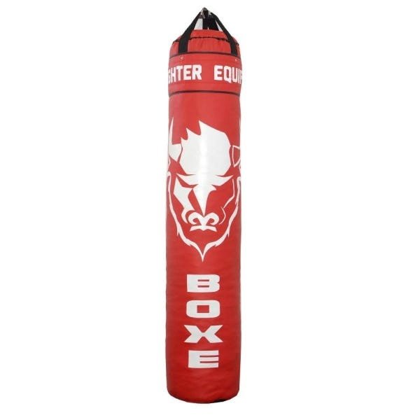 Saco de Pancada Profissional Vazio 1,80 Vermelho Equifighter - 1