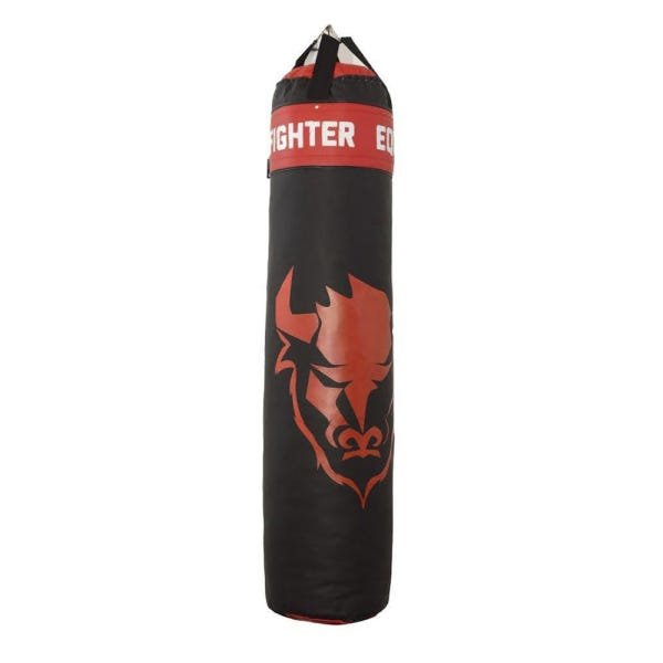 Saco de Pancada Profissional Vazio 1,50 Preto e Vermelho Equifighter - 2