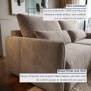 Ver imagem 5 de Sofá Cama Reclinável sem Caixa 260cm Tóquio