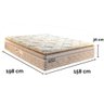 Colchão Eco Bamboo Queen Mola Ensacada e Pillow 198 X 158 X 36 Paropas - 3