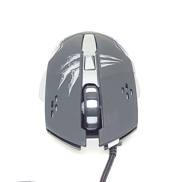 Mouse Gamer E-Sports Gaming Transição Led Ergonômico Com Fio USB 3200 DPI - X8 - 1