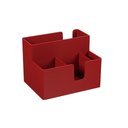 Ver imagem 2 de Kit 6 Porta Guardanapo e Sachês 14 X 10,6 X 9,4 Cm Vermelho Coza