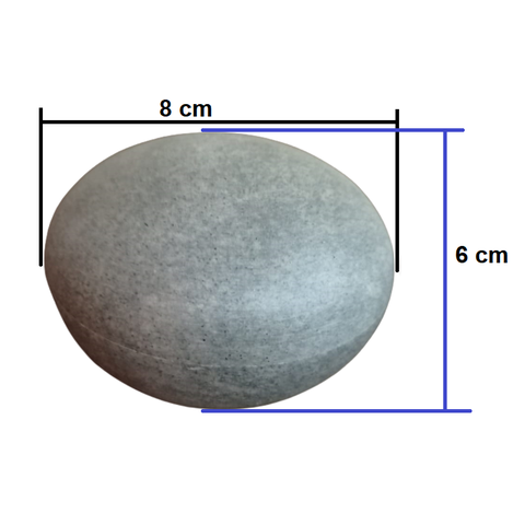 Almofariz Pequeno em Pedra Sabão + Saleiro de 8 Cm