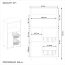 Ver imagem 6 de Balcão/fruteira Notavel Nt 3075 Branco - Branco