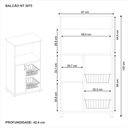 Ver imagem 6 de Balcão/Fruteira Notavel Nt 3075 Branco - Branco