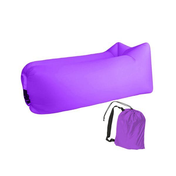 Saco de Dormir Sofá Inflavel Puff Camping Preguiçosocolchonete Praia Magico Portátil Trilha - 3