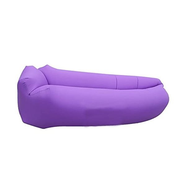 Saco de Dormir Sofá Inflavel Puff Camping Preguiçosocolchonete Praia Magico Portátil Trilha - 6