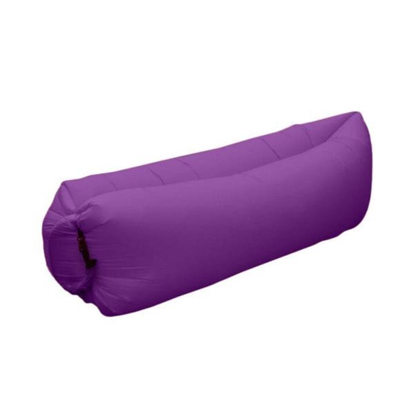 Saco de Dormir Sofá Inflavel Puff Camping Preguiçosocolchonete Praia Magico Portátil Trilha - 1