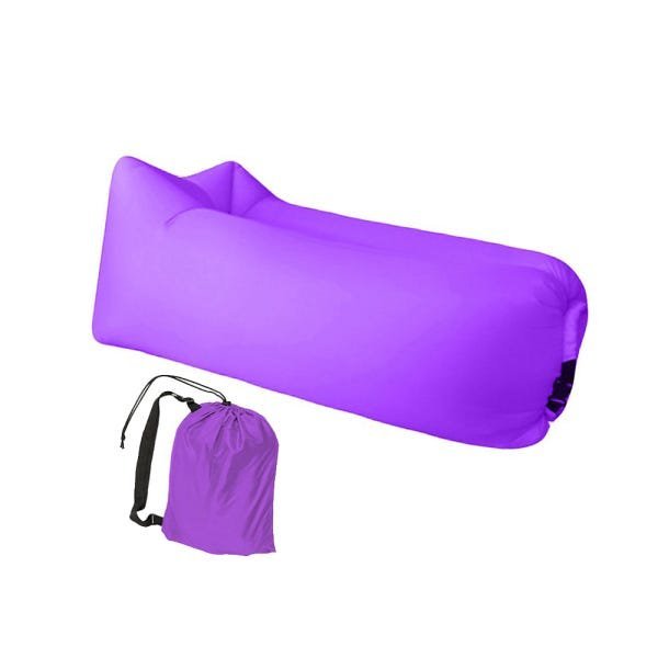 Saco de Dormir Sofá Inflavel Puff Camping Preguiçosocolchonete Praia Magico Portátil Trilha - 7