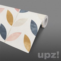 Papel de parede Floral Colorido Lavável Auto Adesivo - 3