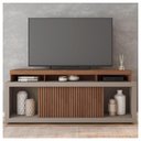 Ver imagem 6 de Bancada Rack Para TV até 70 Polegadas Sun Marrom Caemmun