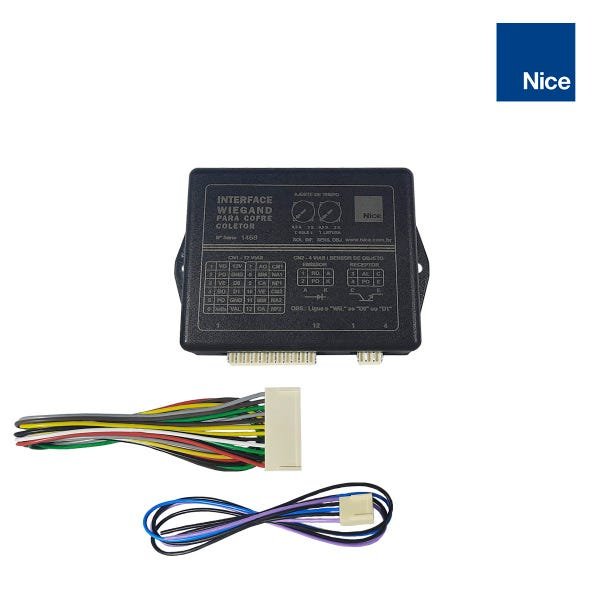 Interface Wiegand para Cofre Coletor Nice Linear Hcs - 1
