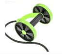 Ver imagem 3 de Kit Musculação Exercícios Elástico + Roda Treino Completo - Verde