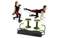 Ver imagem 2 de Kit Musculação Exercícios Elástico + Roda Treino Completo - Azul claro