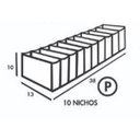 Ver imagem 4 de Colmeia Para Gavetas Em Pvc Cristal (6 peças) P, M e G