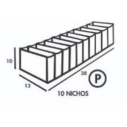 Colmeia Para Gavetas Em Pvc Cristal (6 peças) P, M e G - 4