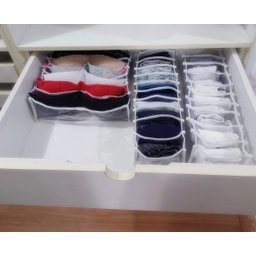 Colmeia Para Gavetas Em Pvc Cristal (6 peças) P, M e G - 1