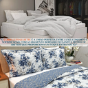 Ver imagem 4 de Cobreleito Queen Size 300 Fios Juliette 03 Pç Super Elegante:azul