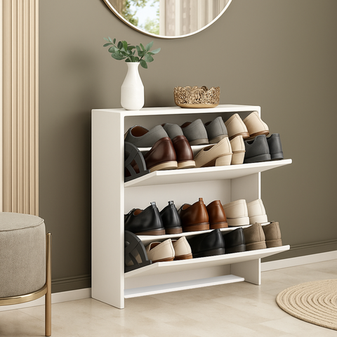 Sapateira com 2 Portas Organizadora para Quarto e Closet