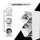 Ver imagem 6 de Sapateira com 2 Portas Organizadora para Quarto e Closet