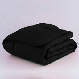 Edredom Queen Preto Aconchego Dupla Face 2,4 X 2,1 Metros Casa Dona - 3