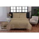 Ver imagem 1 de Kit Edredom Queen 200 Fios + Jogo Lençol 6 Peças 100% Algodão Dupla Face Marrom Casa Dona