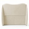 Cabeceira Orgânica para Cama Box King Size Luma 195cm Bouclê Bege - Desk Design - 5